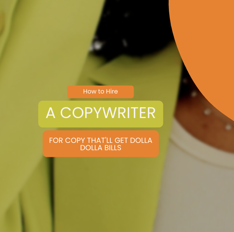 How to hire a copywriter blog post cover.
