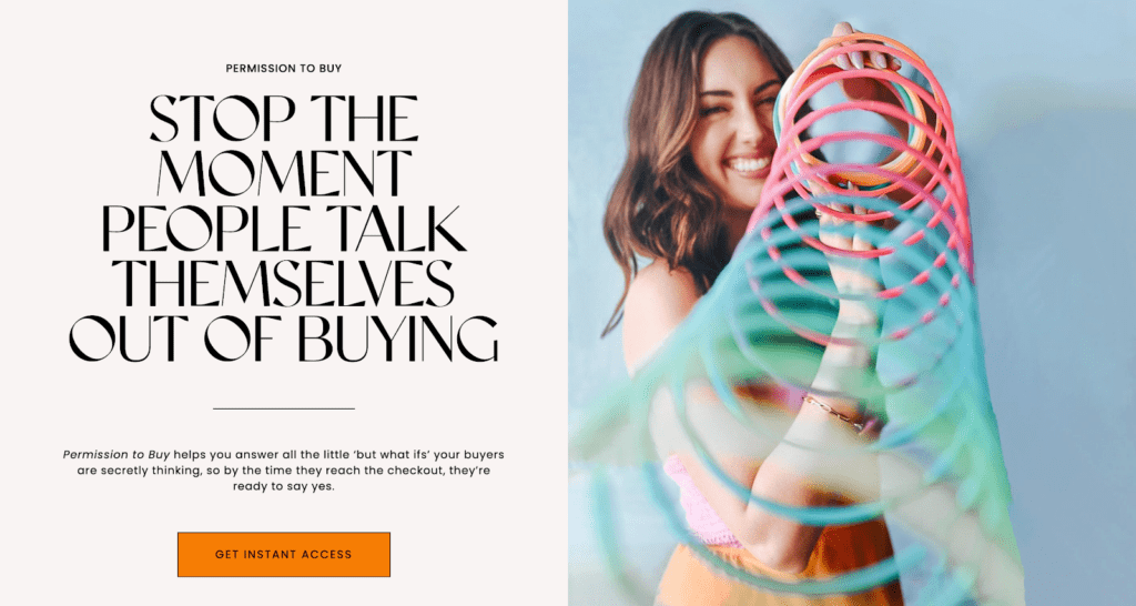 Permission to Buy is a copywriter-created resource that helps with objection handling.